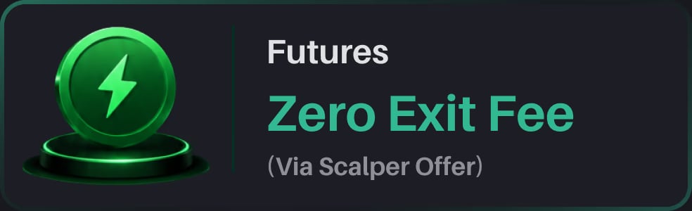 Futures: Zero Exit Fee (via Scalper Offer)